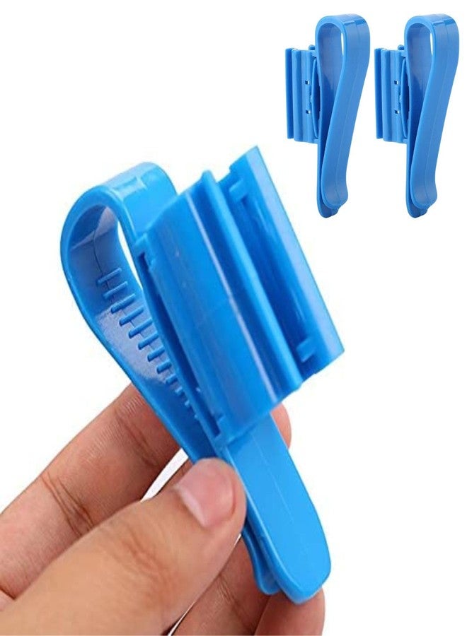 VAYINATO Petzlifeworld Aquarium Fish Tank Blue Hose Tube Holder Clamp 2 Pcs Pack - Image 1